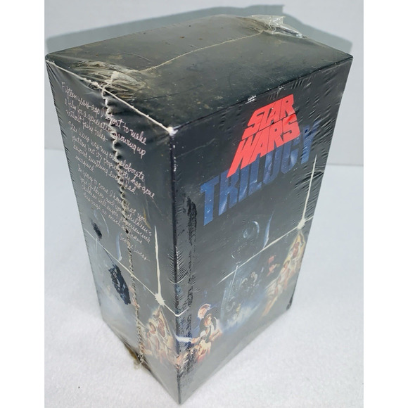 Vintage CBS Fox 1992 VHS Star Wars Trilogy Box Set SEALED NEW - Picture 2 of 10